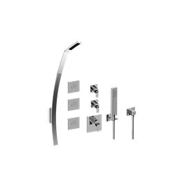 Graff GM3.128SH-LM40E0 M-Series Full Thermostatic Shower System - Rough and Trim 