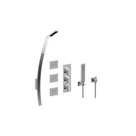 Graff GM3.128WH-LM36E0 M-Series Full Thermostatic Shower System - Rough and Trim 