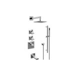 Graff GM3.612ST-C14E0 M-Series Thermostatic Shower System - Tub and Shower with Handshower - Rough and Trim 