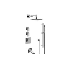 Graff GM3.612ST-LM31E0 M-Series Thermostatic Shower System - Tub and Shower with Handshower - Rough and Trim 