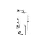 Graff GM3.612ST-LM38E0 M-Series Thermostatic Shower System - Tub and Shower with Handshower - Rough and Trim 