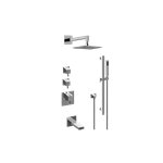 Graff GM3.612ST-LM39E0 M-Series Thermostatic Shower System - Tub and Shower with Handshower - Rough and Trim 