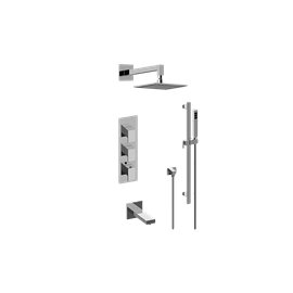 Graff GM3.612WT-LM31E0-T M-Series Full Thermostatic Shower System - Trim Only 