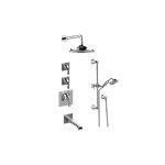 Graff GP3.M12ST-LM47E0 M-Series Thermostatic Shower System Tub and Shower with Handshower - Rough and Trim 