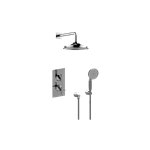 Graff GR2.022WD-1C1L M-Series Thermostatic Shower System - Shower with Handshower - Rough and Trim 