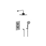 Graff GR2.022WD-C15E0 M-Series Thermostatic Shower System - Shower with Handshower - Rough and Trim 