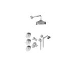 Graff GS2.122SG-C2E0 M-Series Full Thermostatic Shower System - Rough and Trim 