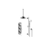 Graff GS3.011WB-ALC1C2 M-Series Thermostatic Shower System - Shower with Handshower - Rough and Trim 