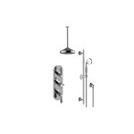 Graff GS3.011WB-ALM34C2-T M-Series Thermostatic Shower System - Shower with Handshower - Trim Only 