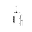 Graff GS3.011WB-C2E0 M-Series Thermostatic Shower System - Shower with Handshower - Rough and Trim 