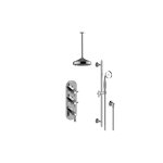 Graff GS3.011WB-LM15C2 M-Series Thermostatic Shower System - Shower with Handshower - Rough and Trim 