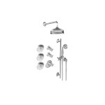 Graff GS3.112SH-C2E0 M-Series Full Thermostatic Shower System - Rough and Trim 