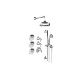 Graff GS3.112SH-LM14E0 M-Series Full Thermostatic Shower System - Rough and Trim 