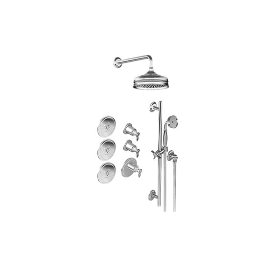 Graff GS3.112SH-LM14E0 M-Series Full Thermostatic Shower System - Rough and Trim 