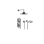 Graff GT2.022WD-LM56E0 M-Series Thermostatic Shower System - Shower with Handshower - Rough and Trim 