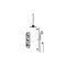 Graff GT3.011WB-ALM48C16 M-Series Thermostatic Shower System - Shower with Handshower - Rough and Trim 
