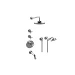 Graff GT3.K22SH-C16E0 M-Series Thermostatic Shower System - Tub and Shower with Handshower - Rough and Trim 