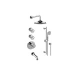 Graff GT3.N42ST-C18E0 M-Series Thermostatic Shower System - Tub and Shower with Handshower - Rough and Trim 