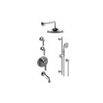 Graff GT3.N42ST-LM56E0 M-Series Thermostatic Shower System - Tub and Shower with Handshower - Rough and Trim 