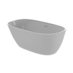 Graff MUS66-OF Musa Freestanding Bathtub with Integrated Overflow 