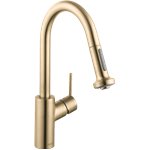 HANSGROHE TALIS S 2 PREP KITCHEN FAUCET W/2 SPRAY PULL DOWN 