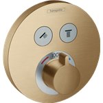 HANSGROHE SHOWERSELECT E THERMOSTATIC TRIM 2 FUNCTION, ROUND 