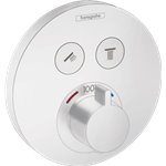 HANSGROHE SHOWERSELECT E THERMOSTATIC TRIM 2 FUNCTION, ROUND 