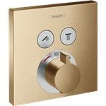 HANSGROHE SHOWERSELECT E THERMOSTATIC TRIM 2 FUNCTION, SQUARE 