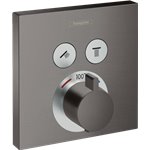 HANSGROHE SHOWERSELECT E THERMOSTATIC TRIM 2 FUNCTION, SQUARE 