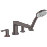 HANSGROHE TALIS E 4-HOLE ROMAN TUB SET TRIM WITH 1.8 GPM HANDSHOWER 