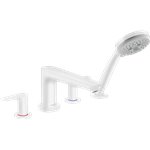 HANSGROHE TALIS E 4-HOLE ROMAN TUB SET TRIM WITH 1.8 GPM HANDSHOWER 