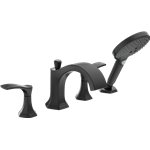 HANSGROHE LOCARNO 4-HOLE ROMAN TUB SET TRIM WITH 1.75 GPM HANDSHOWER 