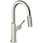 HANSGROHE LOCARNO PREP KITCHEN FAUCET 2-SPRAY PULL-DOWN 1.75 GPM 