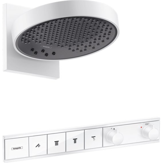 HANSGROHE RAINFINITY SHOWERHEAD 250 3-JET 2.5 GPM WITH THERMO TRIM 4 FUNCTIONS 