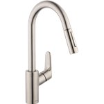 HANSGROHE FOCUS FOCUS HIGHARC KITCHEN FAUCET 2-SPRAY PULL-DOWN 1.5 GPM IN 