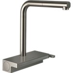 HANSGROHE AQUNO SELECT PULL-OUT KITCHEN FAUCET WITH SATINFLOW SPRAY 