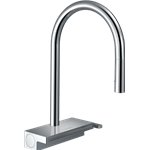 HANSGROHE AQUNO SELECT PULL-DOWN KITCHEN FAUCET WITH SATINFLOW SPRAY 