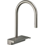 HANSGROHE AQUNO SELECT PULL-DOWN KITCHEN FAUCET WITH SATINFLOW SPRAY 