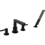 HANSGROHE FINORIS 4-HOLE ROMAN TUB SET TRIM WITH 1.75 GPM HANDSHOWER 