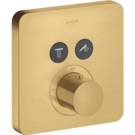 AXOR CITTERIO THERMOSTATIC TRIM SOFTCUBE FOR 2 FUNCTIONS 