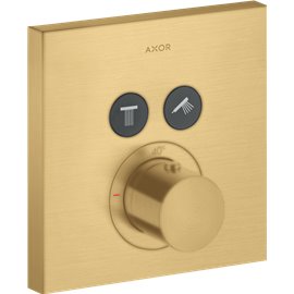 AXOR CITTERIO THERMOSTATIC TRIM SQUARE FOR 2 FUNCTIONS 