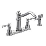 MOEN BELFIELD KD 2H FIXED SPT W/SS BL