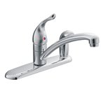 MOEN CHT 1 HANDLE KD LR SGLMT HS DECK 1/2 