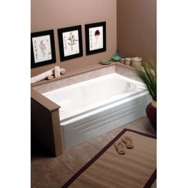 Neptune LAURA Bathtub with Tiling Flange and Skirt