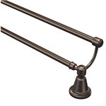 MOEN BRADSHAW 24 DOUBLE TOWEL BAR 