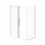 Neptune EXALT sliding shower door