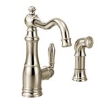 MOEN WEYMOUTH 1 HANDLE KD SIDESPRAY 