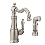 MOEN WEYMOUTH 1 HANDLE KD SIDESPRAY 