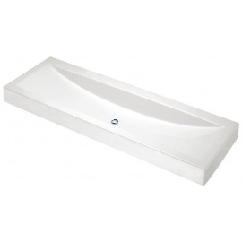 Neptune 50PLAVZEN-2-2x4PO White ZEN 50R-2in sink 2 x 4 Inches Drilled