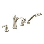 MOEN WYNFORD 4 HOLE ROMAN TUB TRIM W/HH 